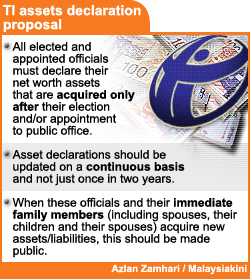 transparency international ti asset declaration proposal