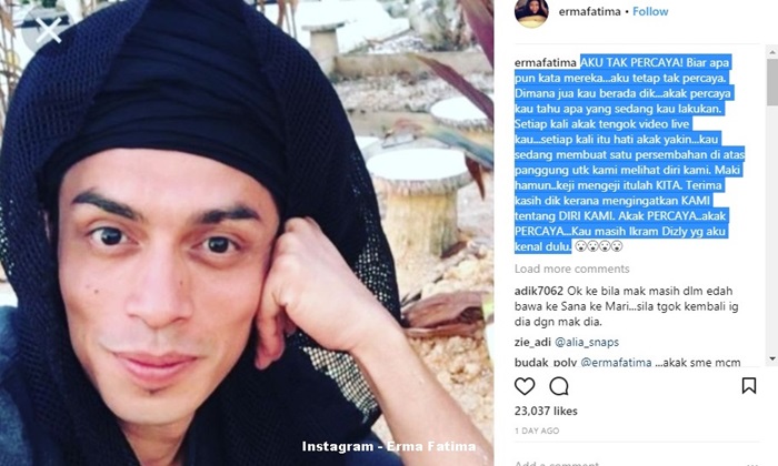 'Kau masih Iqram Dinzly yang kukenal'