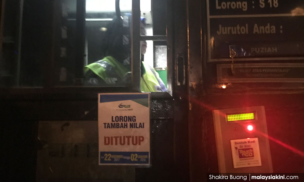 Sedih dan pilu akhiri penutupan tol Sg Rasau