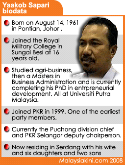 yaakob sapari biodata 100408