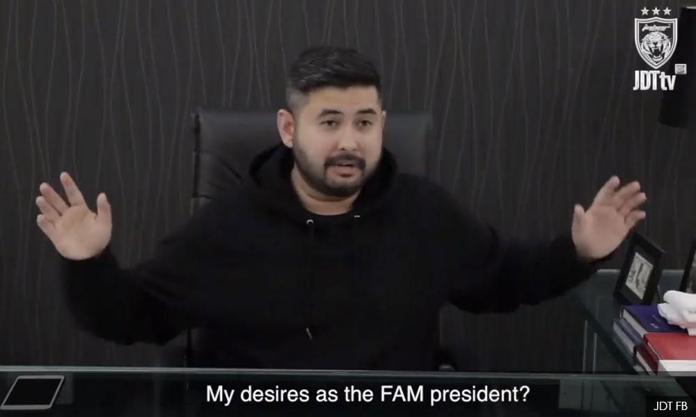 Johor crown prince quits as FAM president