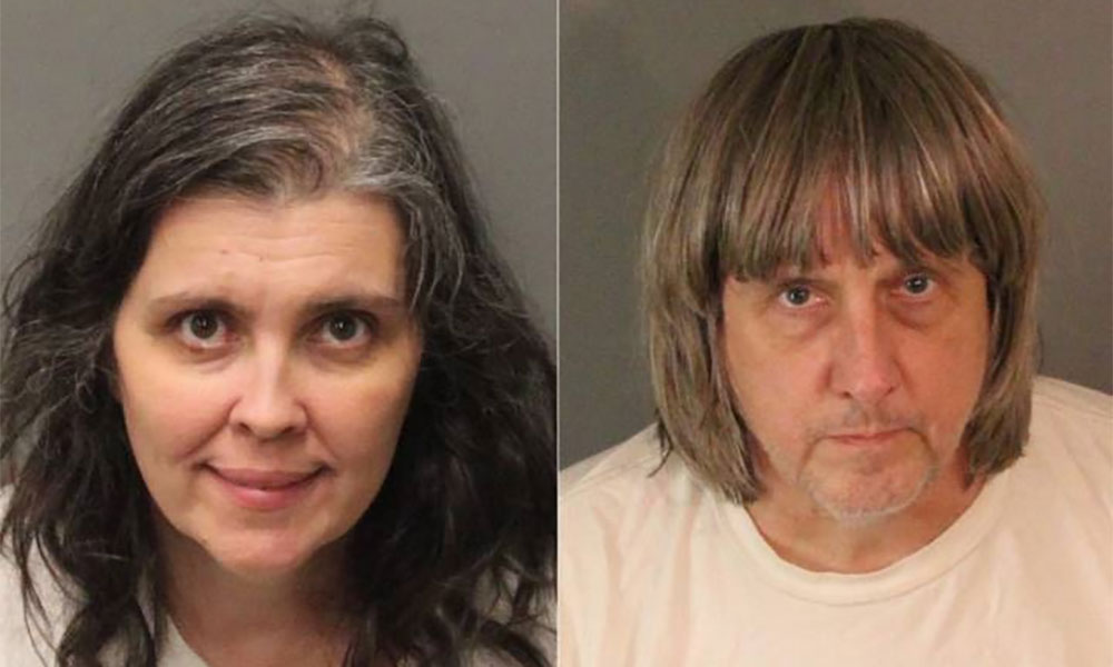 California couple arrested for shackling their 13 children to beds