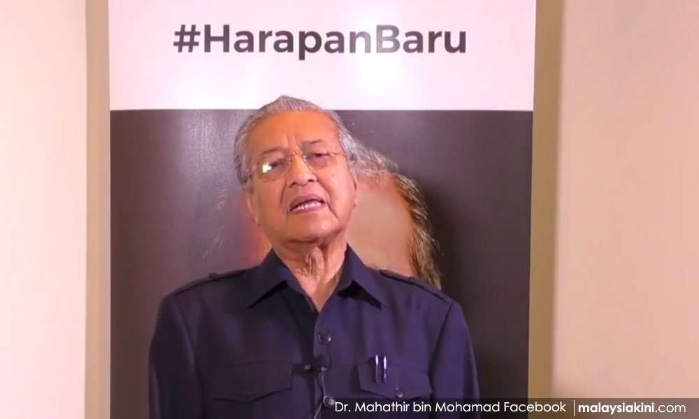 Return to gov't with proven track record, Dr M tells voters