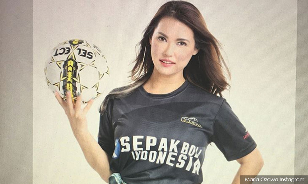 Maria 'main bola' sempena Piala Dunia