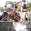 cheras makhota open road 210408 breaking road block