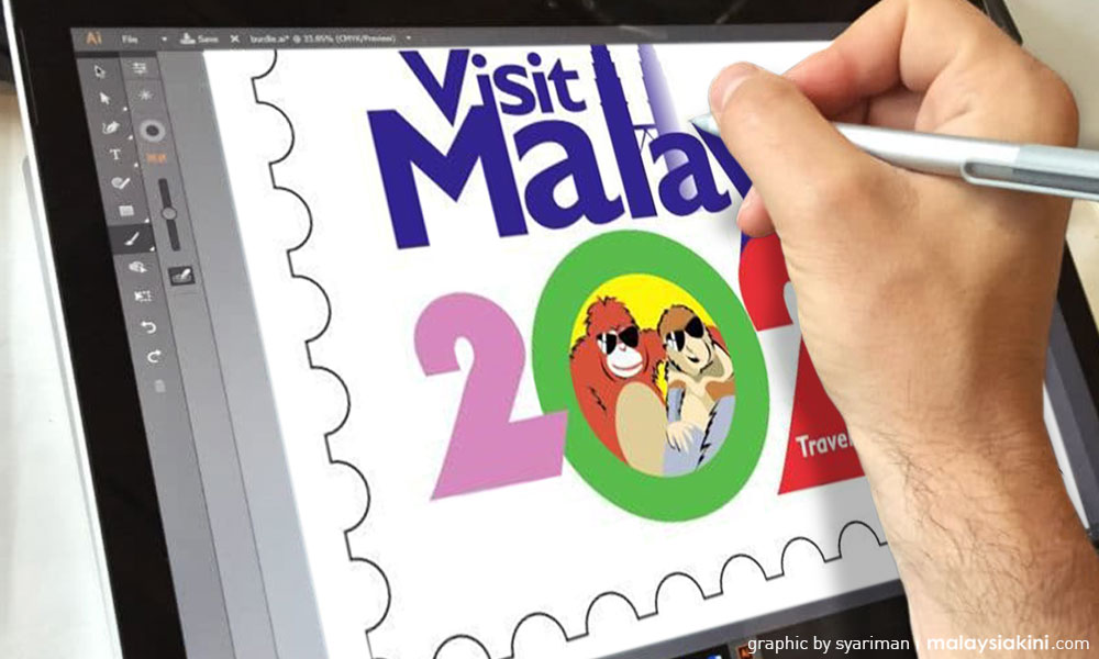 Pereka grafik tempatan anjur 'perang logo Visit Malaysia'