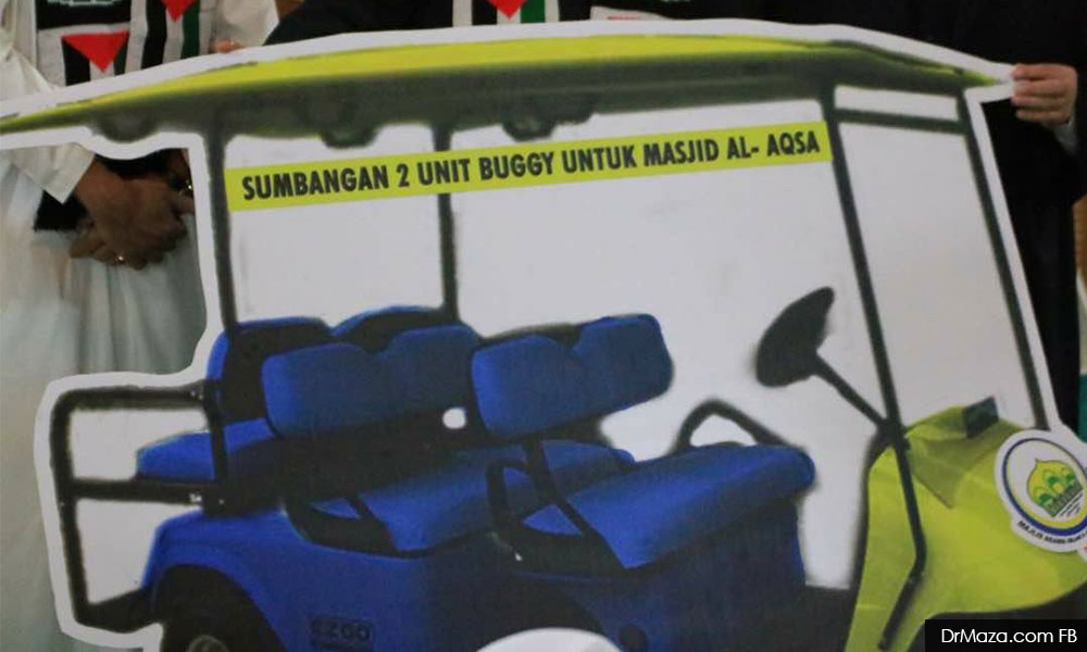 MAIPs hadiah buggy untuk Masjid Al-Aqsa