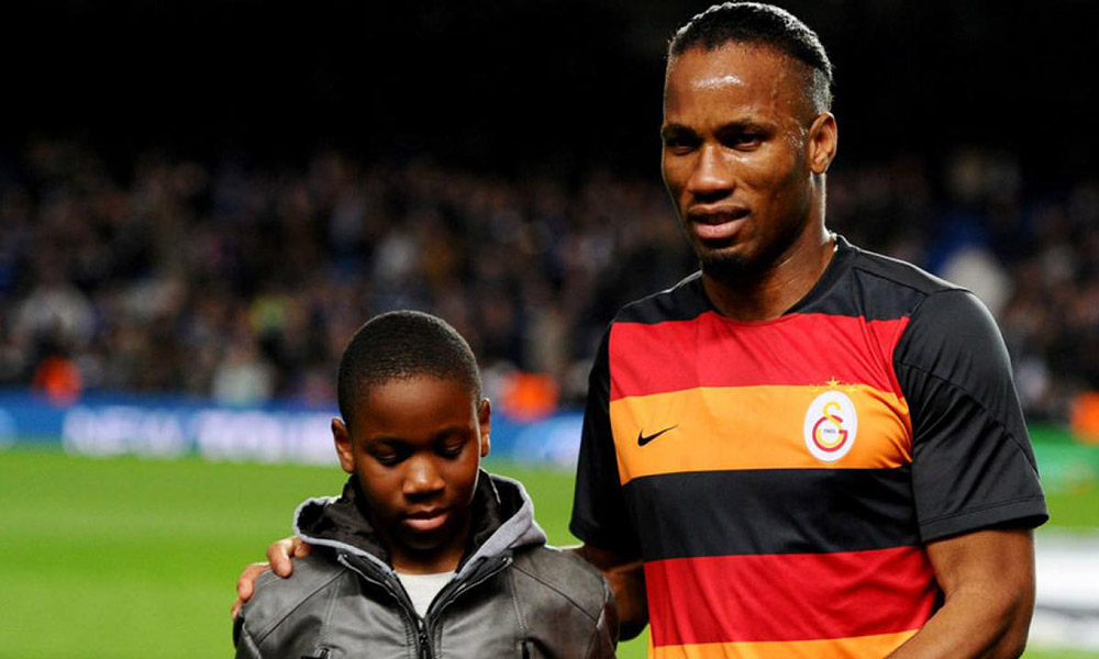Anak Drogba ikut jejak ayah