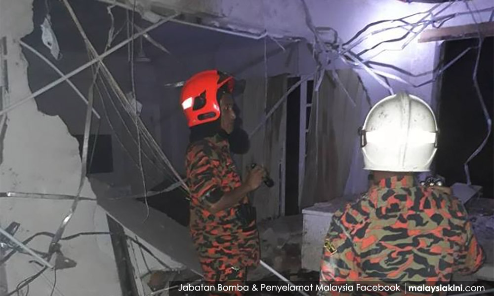 90 penghuni terpaksa pindah selepas dinding hotel runtuh