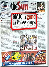 the sun selangor state missing rm 10 million article 250408