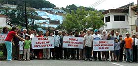 medan damansara hillside development protest dbkl 220408 05