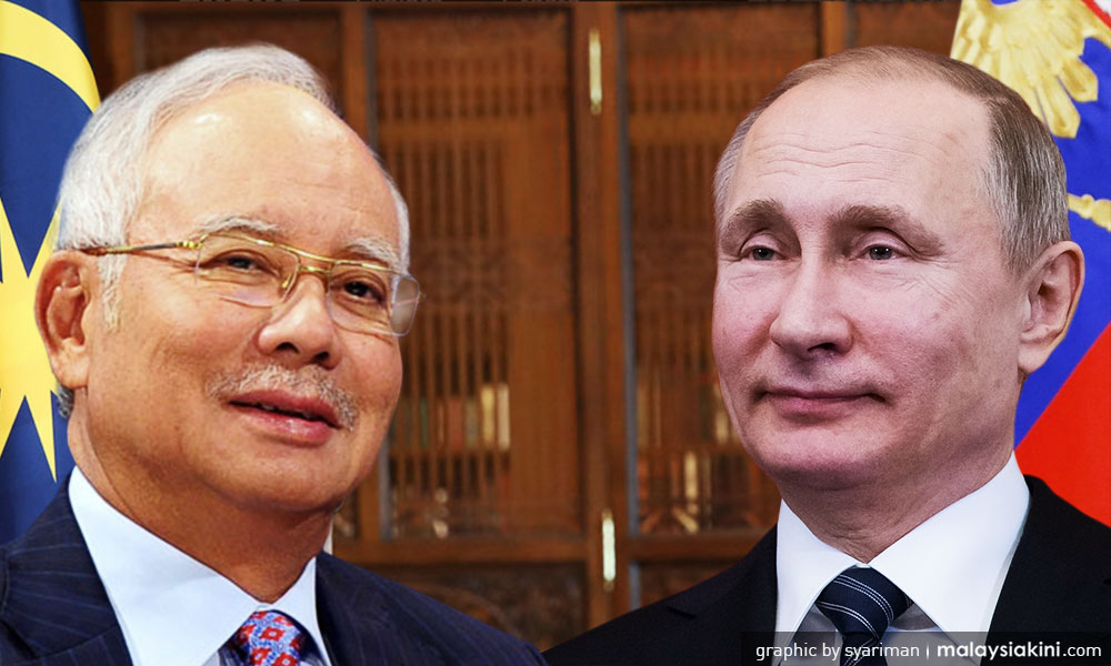 Najib ucap tahniah pada Putin