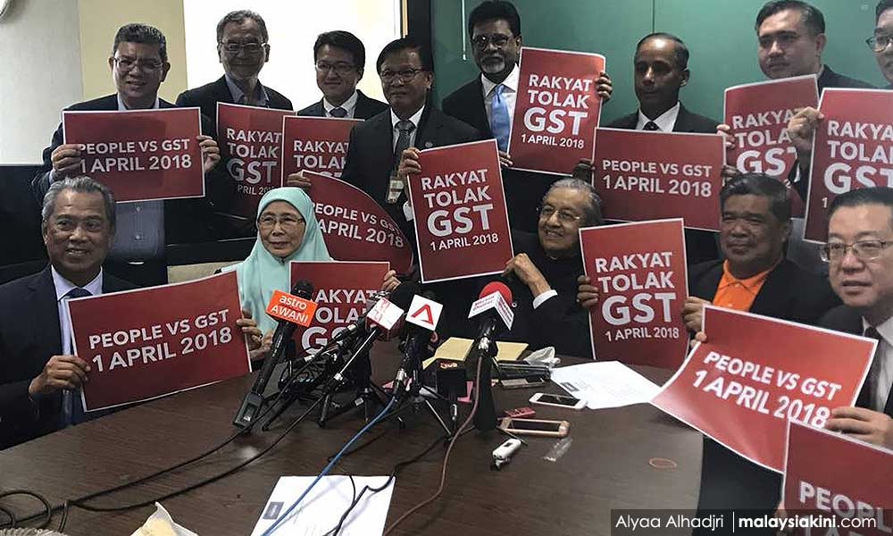 HARAPAN lancar kempen tolak GST 1 April