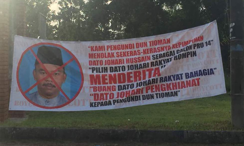 'Suara tolak ADUN Tioman suara orang kecewa'