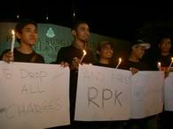 raja petra candlelight vigil 070508 poster