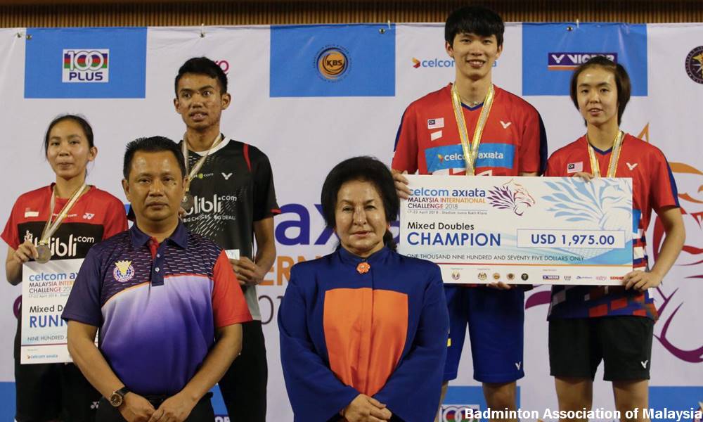 Rosmah saksi perlawanan akhir Badminton Celcom Axiata Malaysia