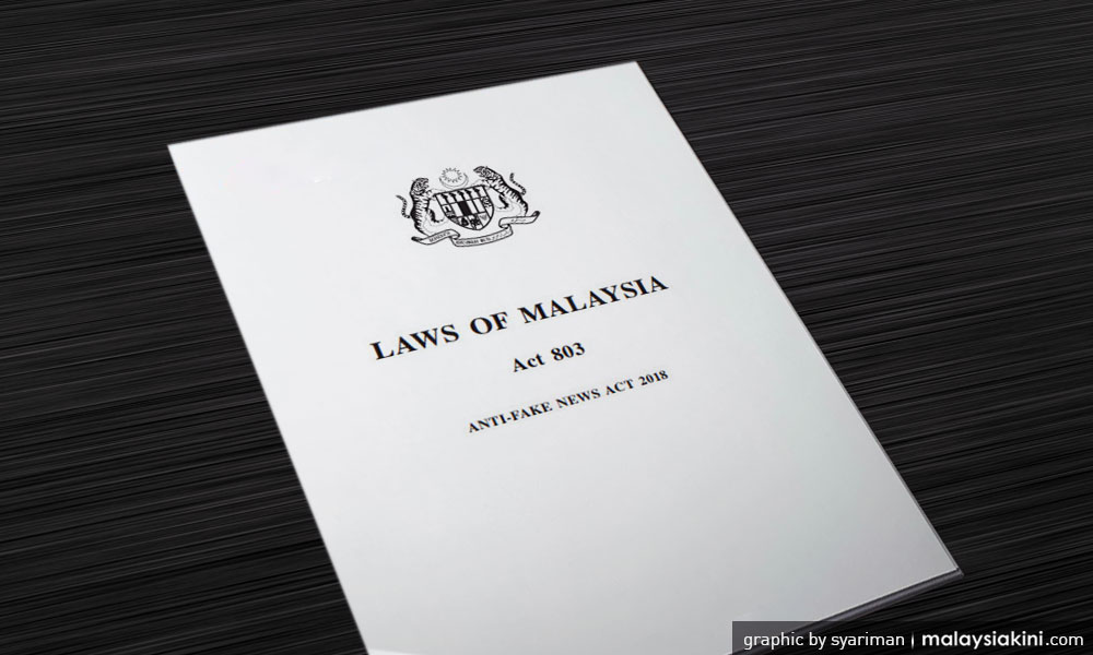 Malaysiakini Anti Fake News Act Repealed