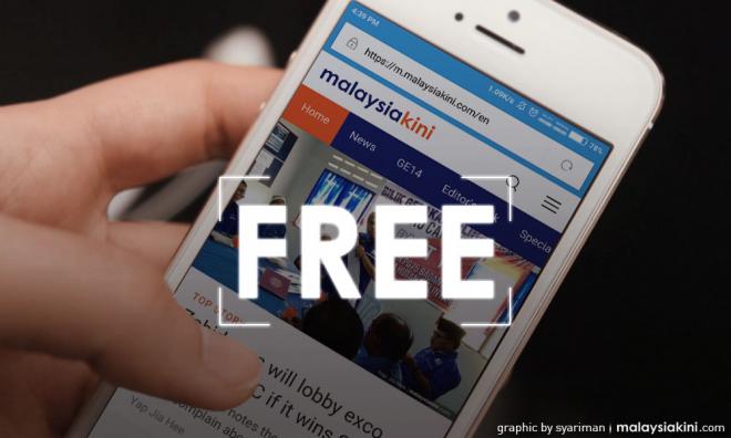 Malaysiakini goes free until Malaysia votes