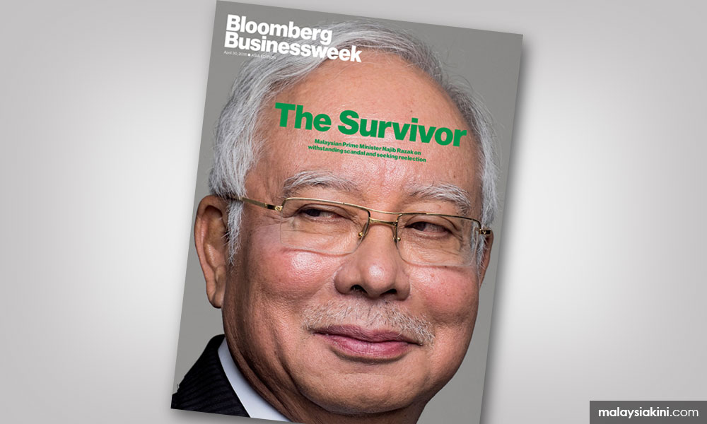 Najib makes it to Bloomberg Businessweek cover