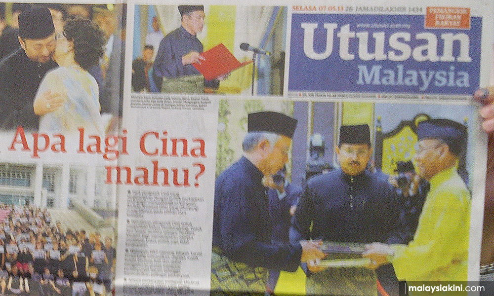 Utusan dikecam 2 bekas ketua pengarangnya