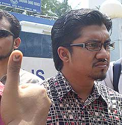 bersih police report indelible ink 220508 04