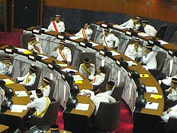 selangor state assembly first sitting 210508 opposition bench