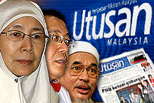 utusan malaysia and pakatan rakyat leaders 270507