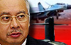 najib and sukhoi and submarine