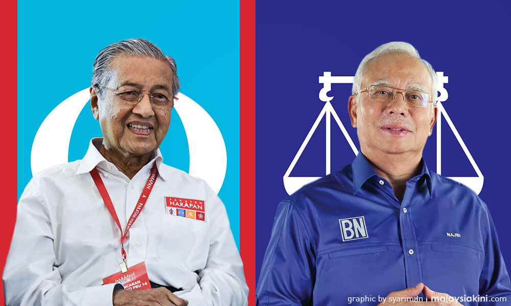 Najib congratulates Dr M, says ready to assist with transition