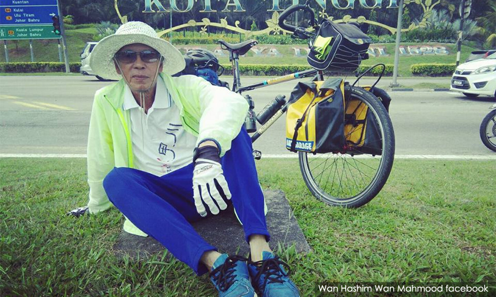 Solo cyclist completes tour early to vote