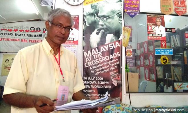 Jeyakumar says BN may win Sg Siput blames unwise Harapan Jeyakumar says BN may win Sg Siput blames unwise Harapan