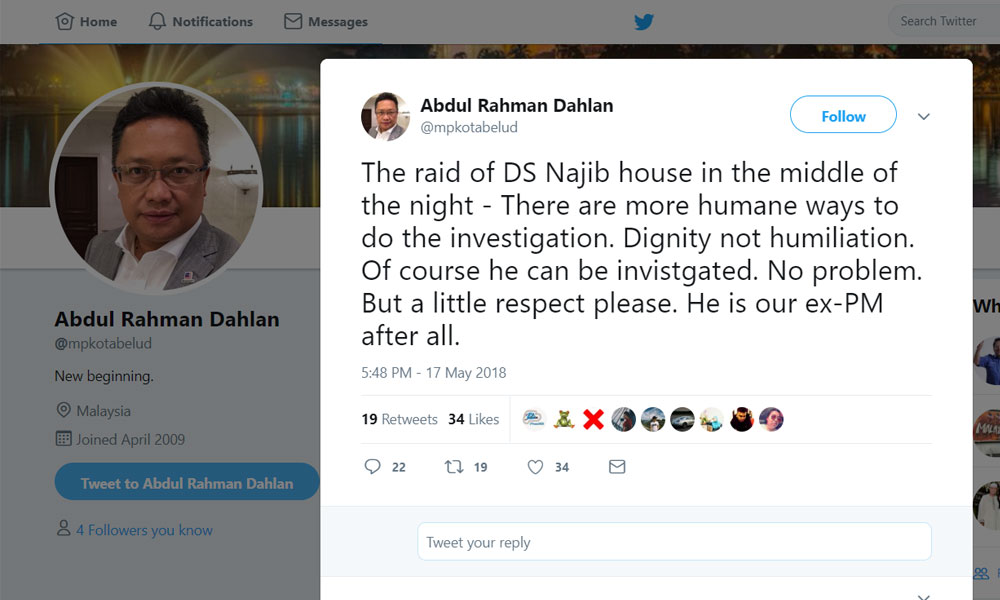 More humane ways than night raid to probe Najib, says ex-minister