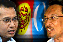 anwar ibrahim and ezam md noor umno and pkr