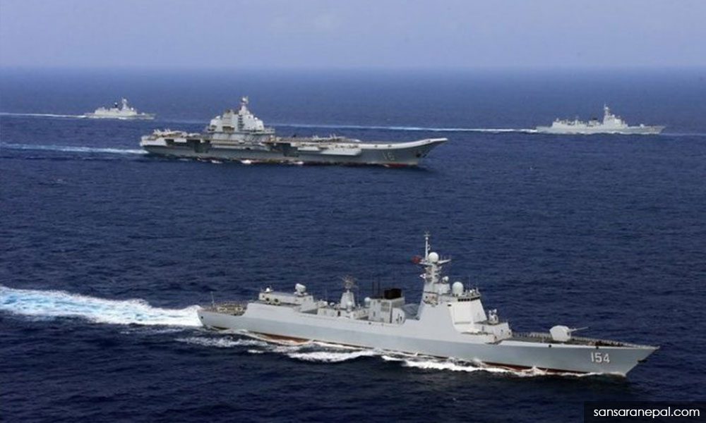 US Navy warships pass through strategic Taiwan Strait