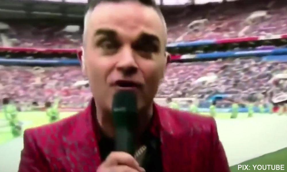 Robbie Williams mungkin didenda kerana acung jari tengah