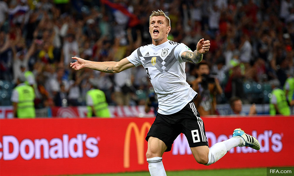 Kroos wira Jerman pada minit-minit terakhir