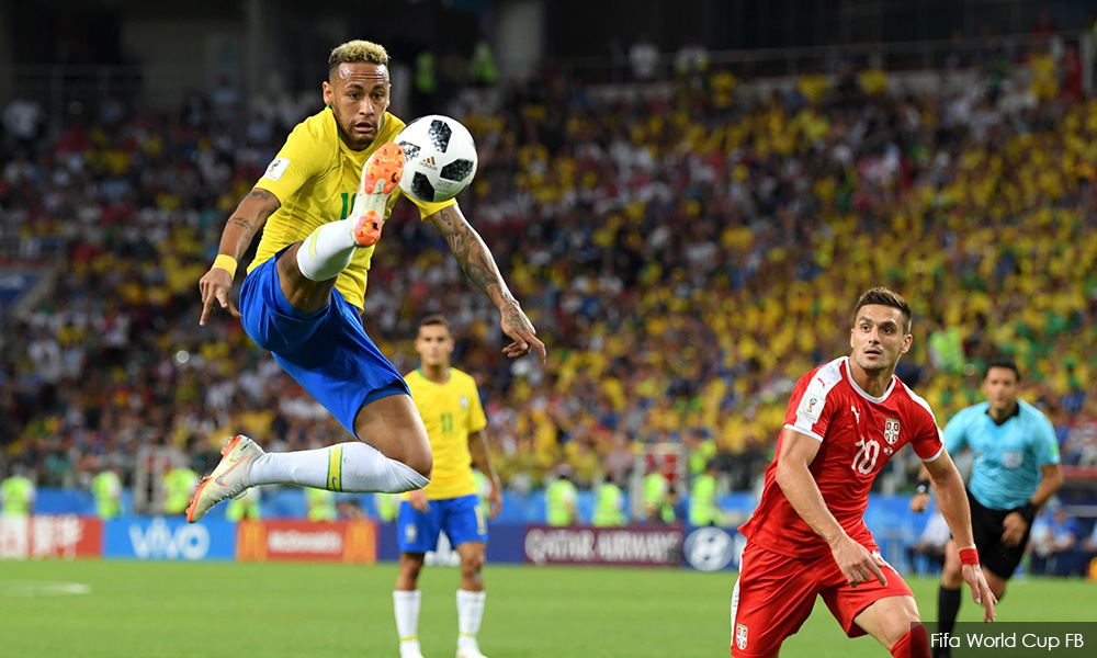 Brazil outclasses Serbia to set up Mexico clash