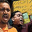 petrol price hike protest kg baru and kg dato harun