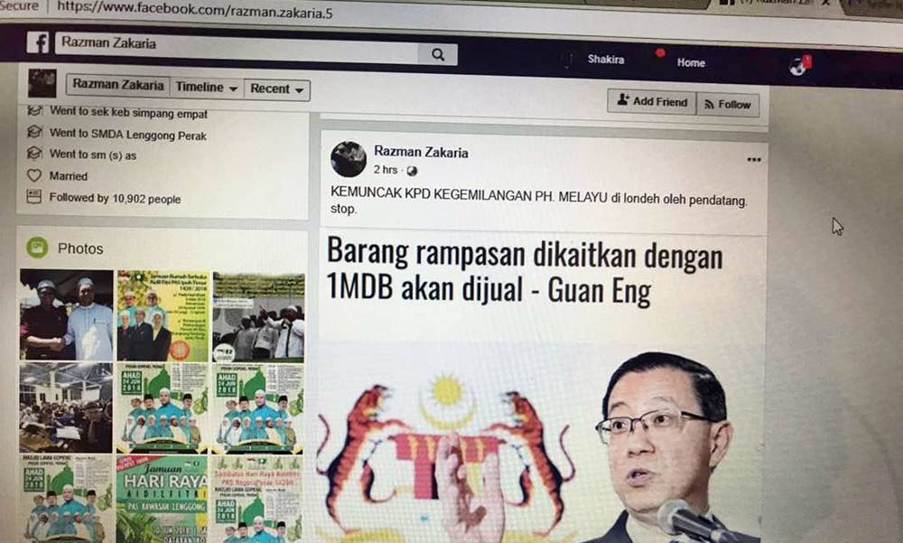 Perak PAS takes swipe at 'pendatang' over 1MDB raids