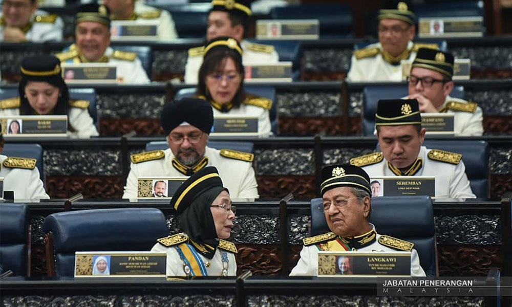 马哈迪:希盟奉行国会自由辩论