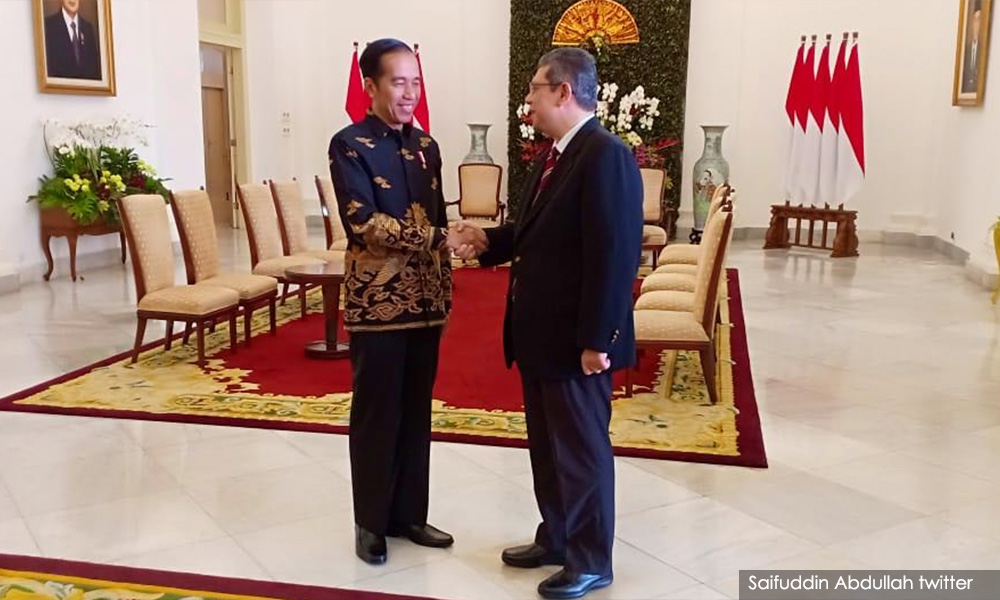 Saifuddin bertemu Jokowi di Istana Bogor