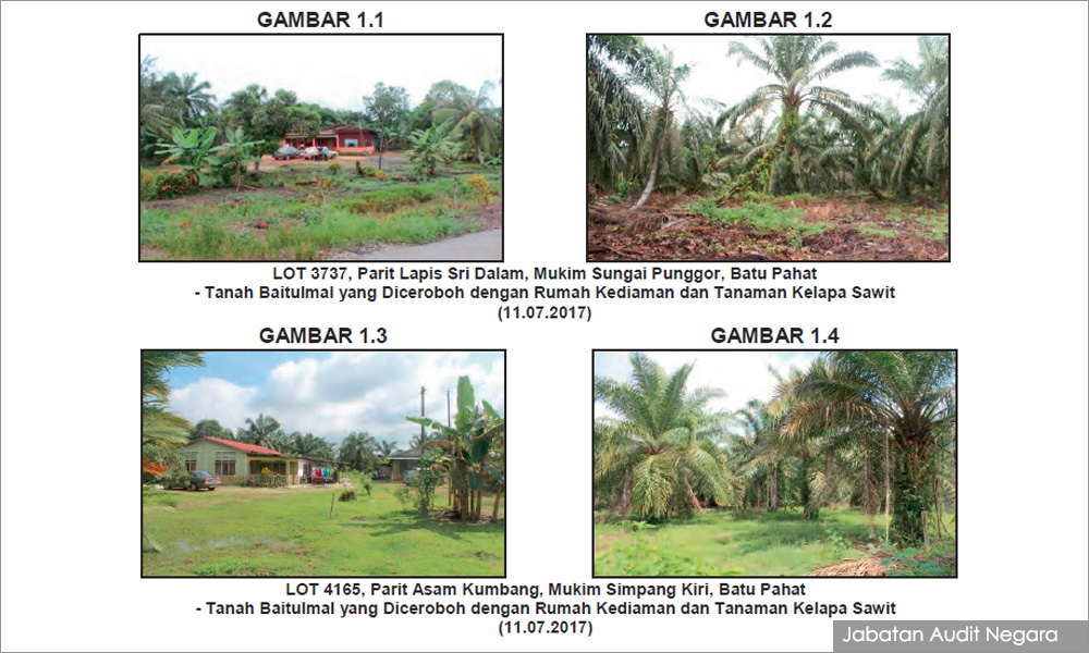 Laporan audit dedah tanah Baitulmal Johor diceroboh