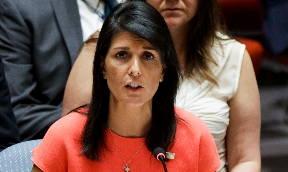 Suu Kyi defence of Reuters journalists' imprisonment 'unbelievable' - Haley