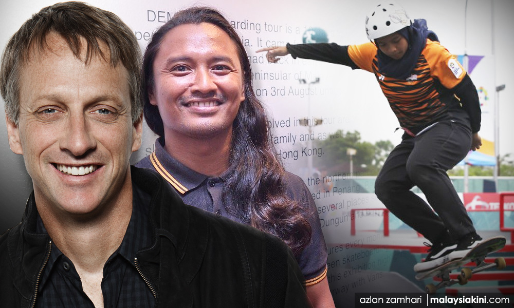 Tony Hawk, Pa'din mahu Fatin terus bermain papan selaju