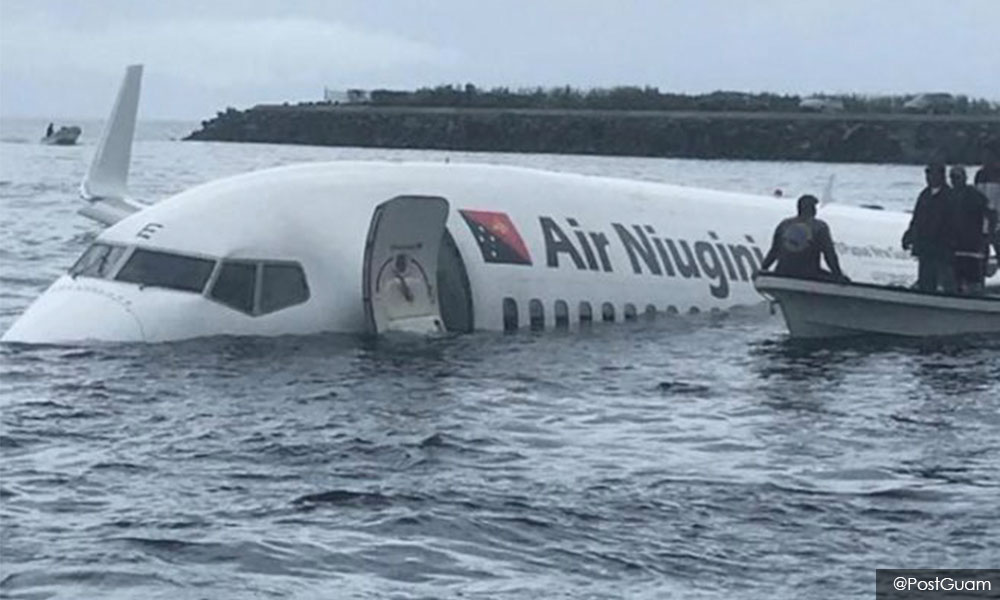 Passengers Safe After Air Niugini Flight Crashes Into Sea In Micronesia