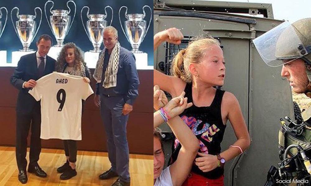 Real Madrid rai gadis aktivis Palestin