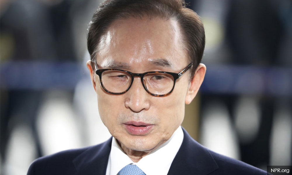 S Korea jails former president Lee for 15 yrs for corruption