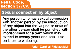 penal code section 377ca sexual connection by object 160708