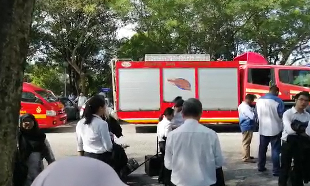 沙亚南法庭接炸弹威胁,警察搜查证实虚惊一场