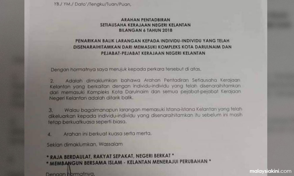 Kelantan sah tarik balik larangan pada Husam, Wan Rahim